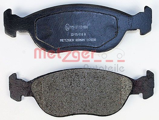 METZGER 1170338 Bremsbelagsatz, Scheibenbremse